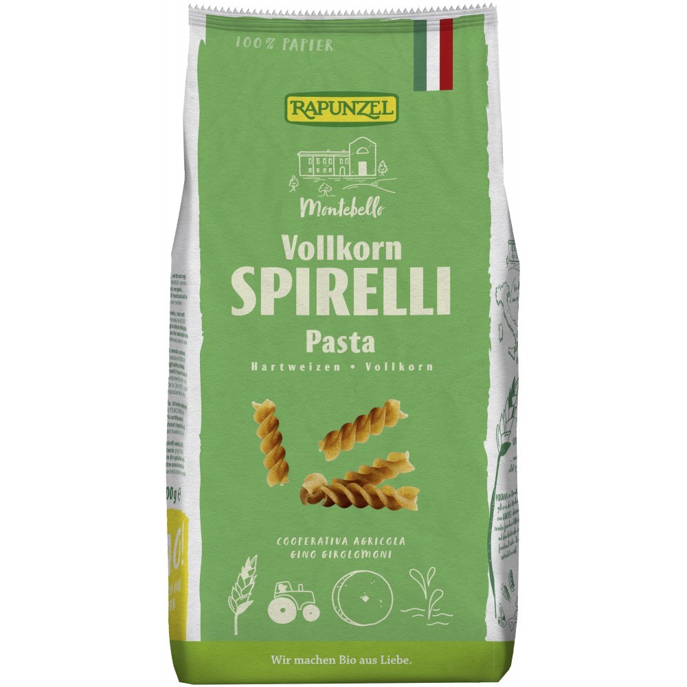 Rapunzel Spirelli integrale bio 500g