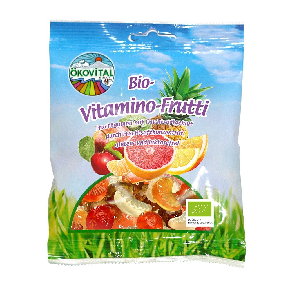 Okovital Jeleuri bio cu fructe si vitamine fara gluten si lactoza 80g