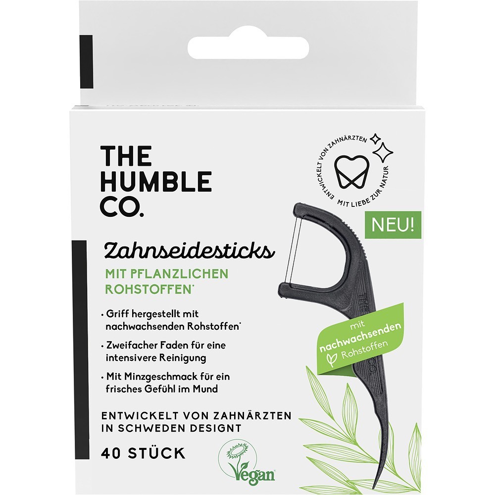 The Humble CO Scobitoare cu ata dentara 40buc